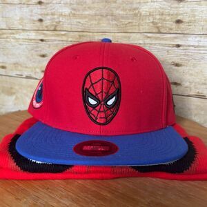 SPIDER MAN SNAPBACK AND BEANIE HAT BUNDLE EVERYDAY STREETWEAR SUPERHERO FUN